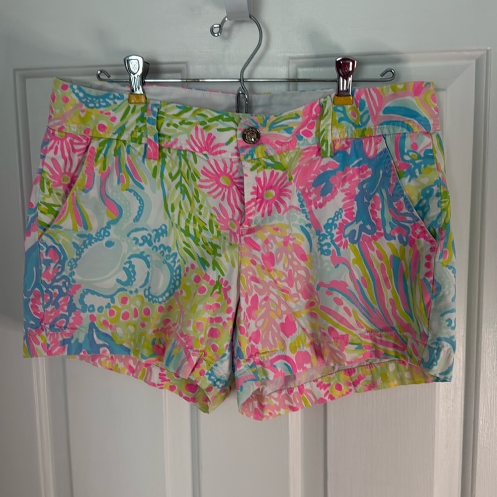 Lilly Pulitzer Multicolor Floral Print Shorts